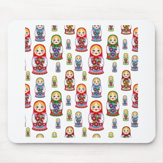 russian dolls mouse pad (Front)