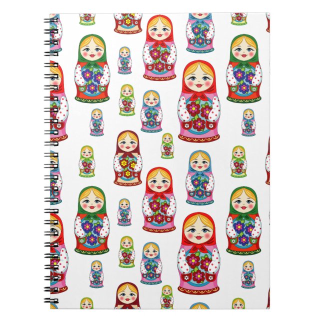 russian dolls spiral notebook (Front)