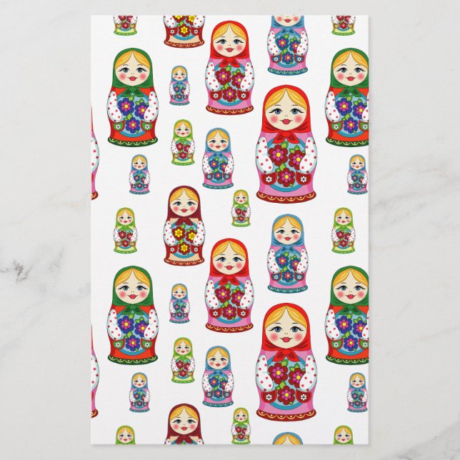 russian dolls stationery (Front)