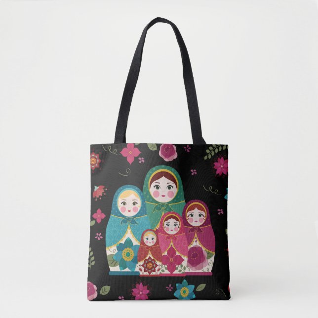 Russian Dolls Tote Bag (Front)