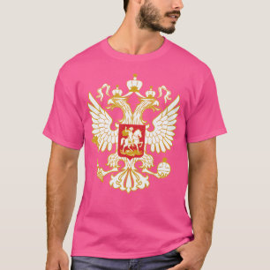 Russian Eagle Coat Of Arms Russia Russian Flag T-Shirt