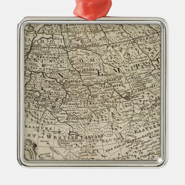 Russian Empire 2 Metal Tree Decoration (Front)