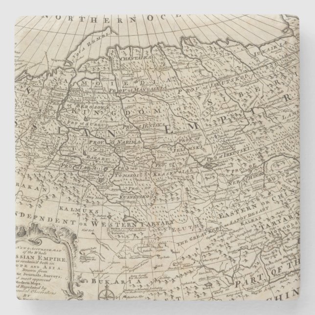 Russian Empire 2 Stone Coaster (Front)