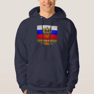 Russian Federation Flag & Emblem Hoodie