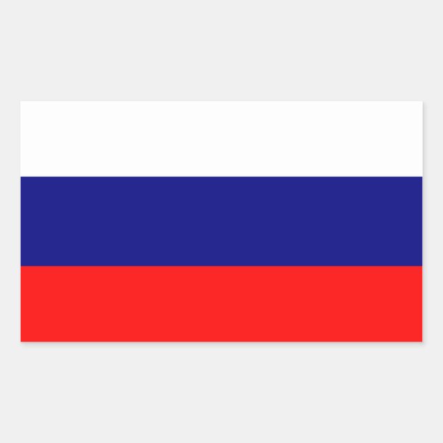 "Russian Federation Flag" Stickers (Front)