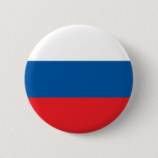 russian flag 6 cm round badge