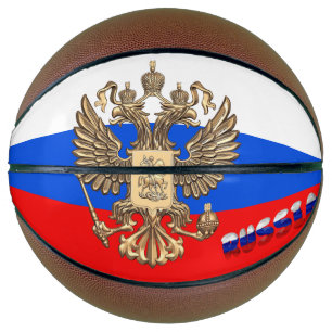 Russian flag basketball