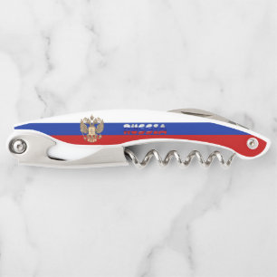 Russian flag-coat arms corkscrew