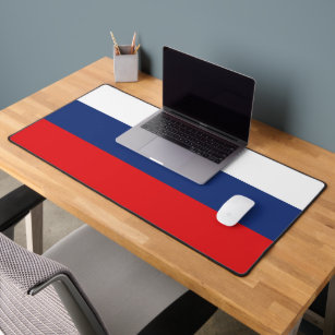 Russian Flag Desk Mat