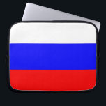 Russian Flag Laptop Sleeve<br><div class="desc">Elegant Laptop Sleeve with Flag of Russia. This product its customisable.</div>