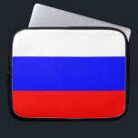 Russian Flag Laptop Sleeve<br><div class="desc">Elegant Laptop Sleeve with Flag of Russia. This product its customisable.</div>