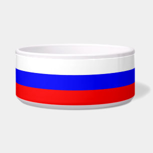 Russian Flag Pet Bowl