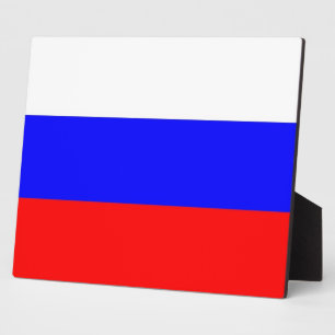 Russian Flag Plaque