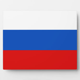 Russian Flag Plaque