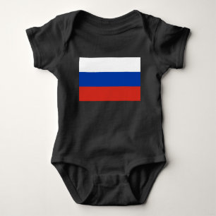 Russian Flag (Russia) Baby Bodysuit