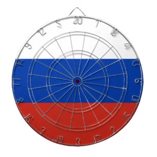 Russian Flag (Russia) Dartboard