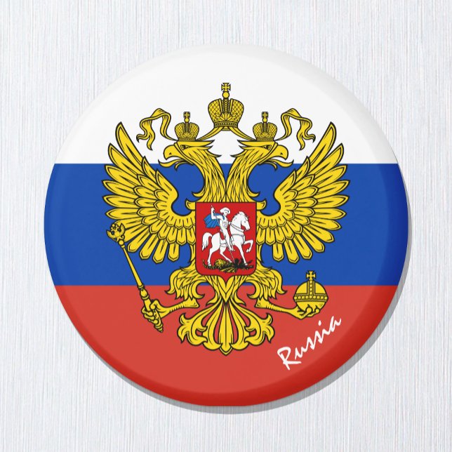Russian flag & Russia holiday /sports fans Magnet (Creator Uploaded)