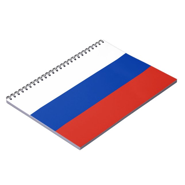 Russian Flag (Russia) Notebook (Left Side)
