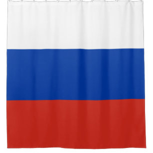 Russian Flag (Russia) Shower Curtain