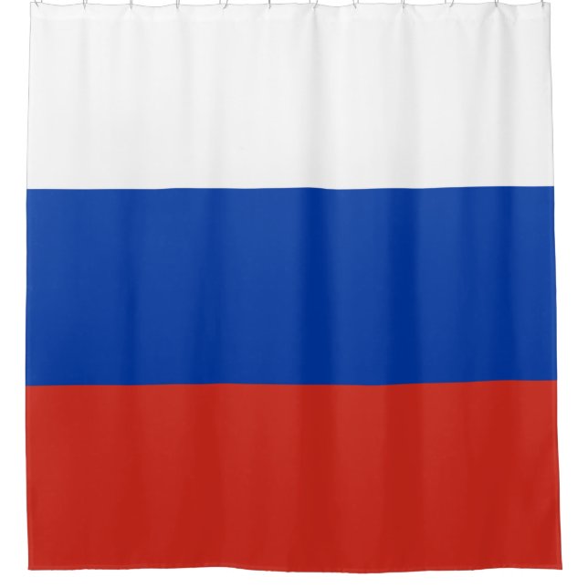 Russian Flag (Russia) Shower Curtain (Front)
