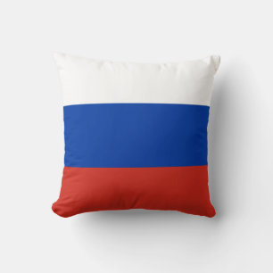 Russian Flag (Russia) Throw Pillow