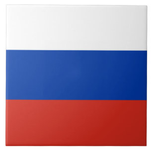 Russian Flag (Russia) Tile