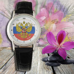Russian Flag & Russia trendy fashion / Россия<br><div class="desc">WATCH: Russia,  Emblem & Russian Flag fashion design - love my country,  travel,  holiday,  country patriots / sports fans</div>