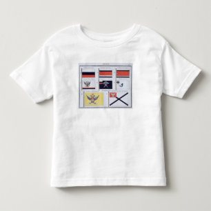 Russian Flags, from a French book of Flags, c.1819 Toddler T-Shirt