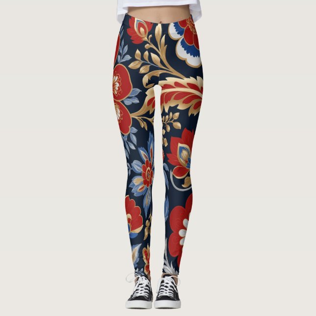 Russian folk tradition leggings (Front)