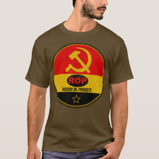 Russian Gasoline Motor Oil T-Shirt