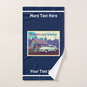 Russian GAZ M-20 Car And Dacha Hand Towel