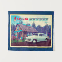 Russian GAZ M-20 Car And Dacha