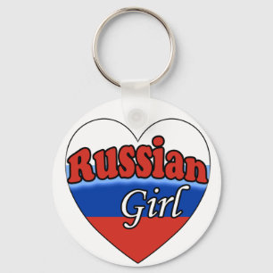 Russian Girl Key Ring