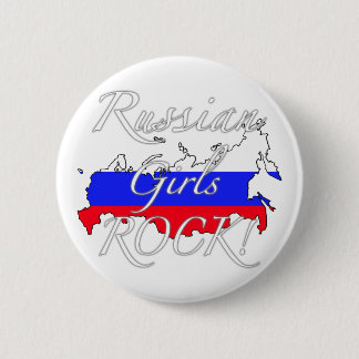 Russian Girls Rock! 6 Cm Round Badge