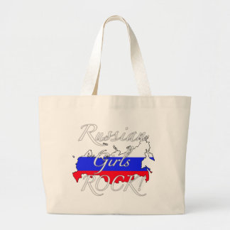 Russian Girls Rock! Large Tote Bag