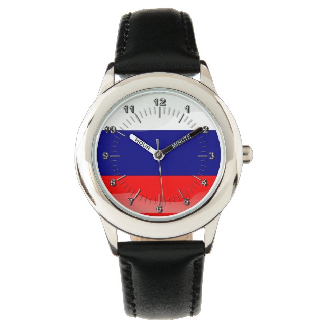 Russian glossy flag watch (Front)