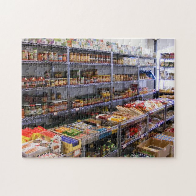 Russian Grocery Jars Jigsaw Puzzle (Horizontal)