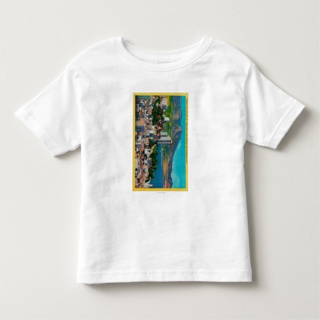 Russian Hill Skyline with Toddler T-Shirt (Front)