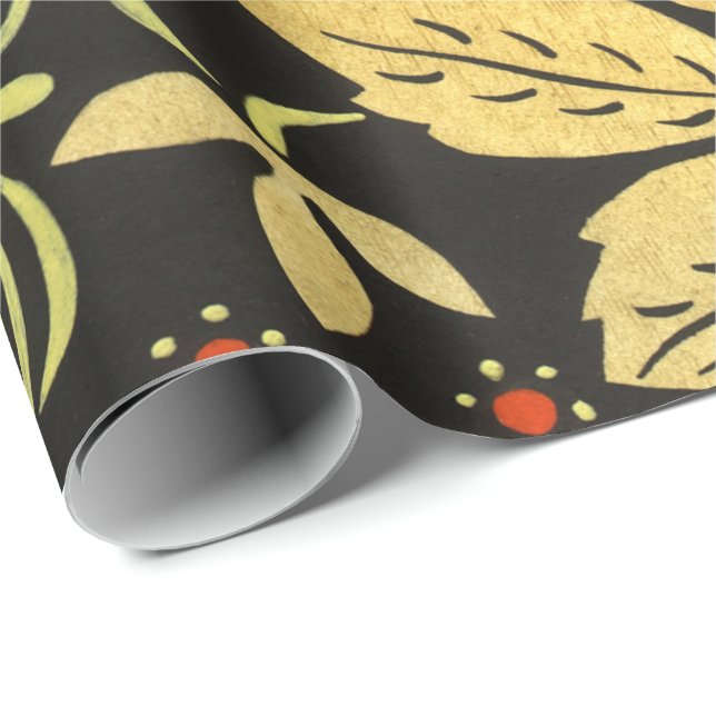 Russian Hohloma Wrapping Paper (Roll Corner)