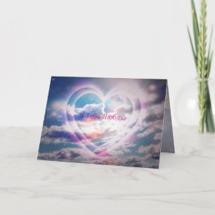 Russian I Love You Card, Two Hearts Card