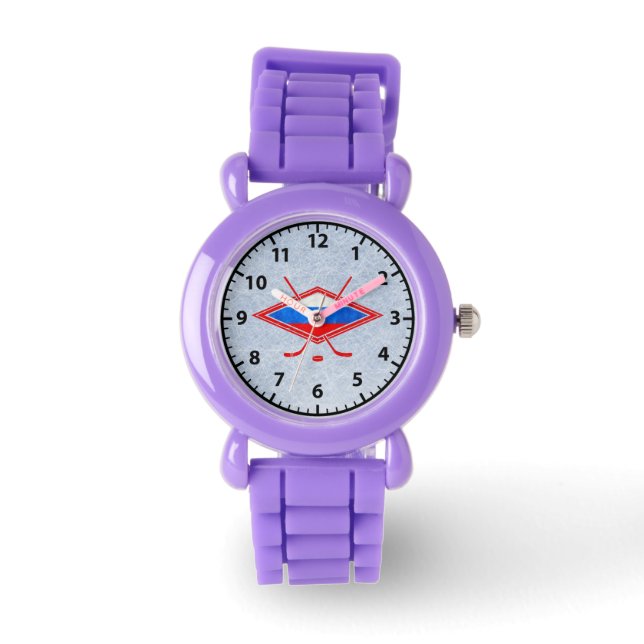Russian Ice Hockey Logo Watch (Front)