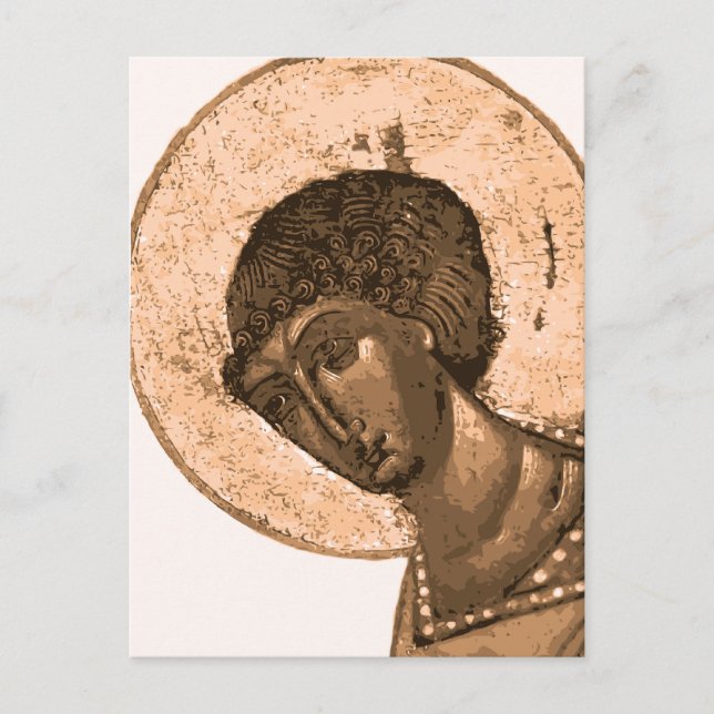 Russian Icon: St. George The Martyr Postcard (Front)