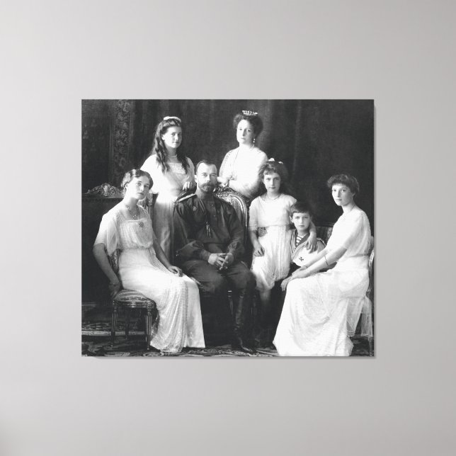 Russian Imperial Family, House of Romanov (1913) Canvas Print (Front)