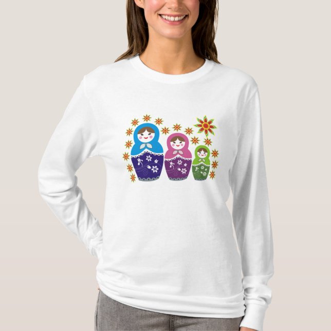 Russian Matryoshka Doll T-shirts (Front)