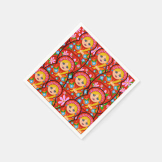 Russian Nesting Doll - Matryoshka Napkin