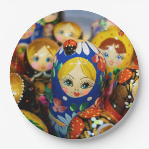 Russian Nesting Dolls Paper Plate