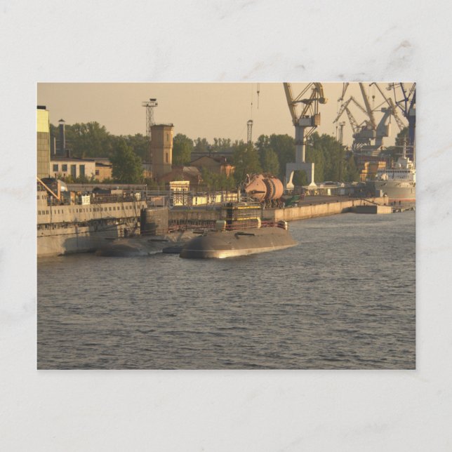 Russian Nuclear Submarines Postcard (Front)