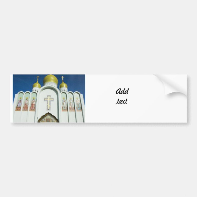 Russian Orthodox Church Bumper Sticker (Front)
