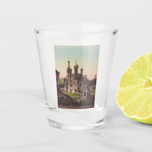 Russian Orthodox Church in Moscow Shot Glass