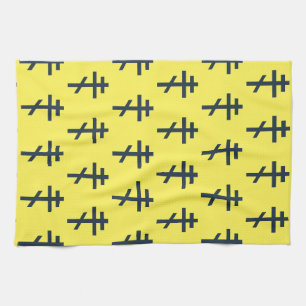 Russian Orthodox cross Tea Towel